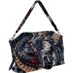 Dragon Snake Legend Japanese Mythology Canvas Crossbody Bag