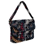 Dragon Snake Legend Japanese Mythology Buckle Messenger Bag