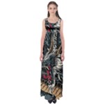 Dragon Snake Legend Japanese Mythology Empire Waist Maxi Dress