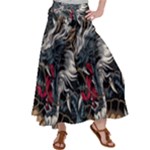 Dragon Snake Legend Japanese Mythology Women s Satin Palazzo Pants