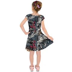 Kids  Short Sleeve Dress 