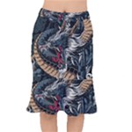 Dragon Snake Legend Japanese Mythology Short Mermaid Skirt