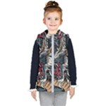 Dragon Snake Legend Japanese Mythology Kids  Hooded Puffer Vest