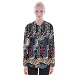 Dragon Snake Legend Japanese Mythology Womens Long Sleeve Shirt