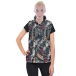 Dragon Snake Legend Japanese Mythology Women s Button Up Vest