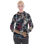 Dragon Snake Legend Japanese Mythology Women s Hooded Pullover