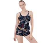 Dragon Snake Legend Japanese Mythology Boyleg Tankini Set 