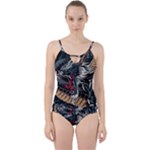 Dragon Snake Legend Japanese Mythology Cut Out Top Tankini Set