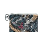 Dragon Snake Legend Japanese Mythology Canvas Cosmetic Bag (Small)