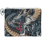 Dragon Snake Legend Japanese Mythology Canvas Cosmetic Bag (XXL)