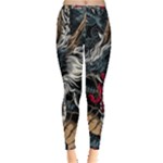 Dragon Snake Legend Japanese Mythology Inside Out Leggings