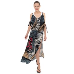 Maxi Chiffon Cover Up Dress 