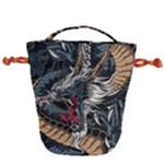 Dragon Snake Legend Japanese Mythology Drawstring Bucket Bag