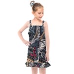 Dragon Snake Legend Japanese Mythology Kids  Overall Dress