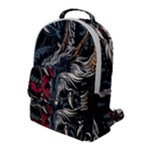 Dragon Snake Legend Japanese Mythology Flap Pocket Backpack (Large)