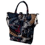 Dragon Snake Legend Japanese Mythology Buckle Top Tote Bag