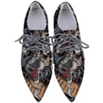 Dragon Snake Legend Japanese Mythology Pointed Oxford Shoes