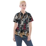 Dragon Snake Legend Japanese Mythology Women s Short Sleeve Pocket Shirt