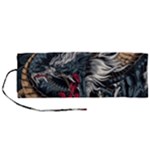 Dragon Snake Legend Japanese Mythology Roll Up Canvas Pencil Holder (M)