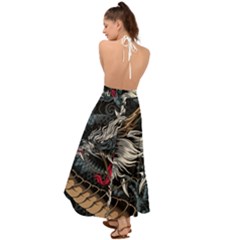 Backless Maxi Beach Dress 