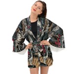 Dragon Snake Legend Japanese Mythology Long Sleeve Kimono