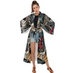 Dragon Snake Legend Japanese Mythology Maxi Kimono