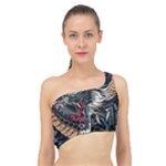 Dragon Snake Legend Japanese Mythology Spliced Up Bikini Top 