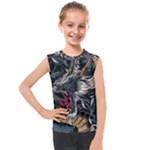 Dragon Snake Legend Japanese Mythology Kids  Mesh Tank Top