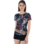 Dragon Snake Legend Japanese Mythology Back Cut Out Sport T-Shirt