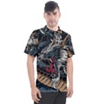 Dragon Snake Legend Japanese Mythology Men s Polo T-Shirt