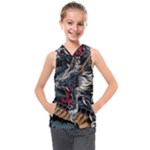 Dragon Snake Legend Japanese Mythology Kids  Sleeveless Hoodie