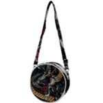 Dragon Snake Legend Japanese Mythology Crossbody Circle Bag