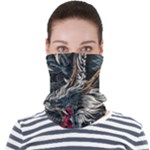 Dragon Snake Legend Japanese Mythology Face Seamless Bandana (Adult)