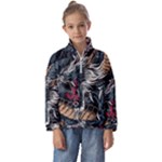 Dragon Snake Legend Japanese Mythology Kids  Half Zip Hoodie