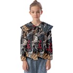 Dragon Snake Legend Japanese Mythology Kids  Peter Pan Collar Blouse