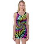 3d Grateful Dead 90 s Neon Dancing Bears One Piece Boyleg Swimsuit