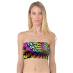 3d Grateful Dead 90 s Neon Dancing Bears Bandeau Top