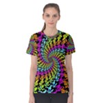 3d Grateful Dead 90 s Neon Dancing Bears Women s Cotton T-Shirt