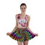 3d Grateful Dead 90 s Neon Dancing Bears Mini Skirt