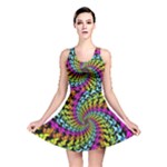 3d Grateful Dead 90 s Neon Dancing Bears Reversible Skater Dress