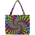 3d Grateful Dead 90 s Neon Dancing Bears Mini Tote Bag