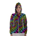 3d Grateful Dead 90 s Neon Dancing Bears Women s Hooded Windbreaker