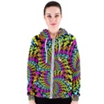 3d Grateful Dead 90 s Neon Dancing Bears Women s Zipper Hoodie