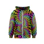 3d Grateful Dead 90 s Neon Dancing Bears Kids  Zipper Hoodie