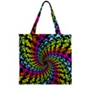 Zipper Grocery Tote Bag 