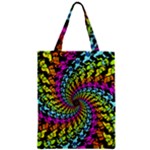 3d Grateful Dead 90 s Neon Dancing Bears Zipper Classic Tote Bag