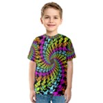 3d Grateful Dead 90 s Neon Dancing Bears Kids  Sport Mesh T-Shirt