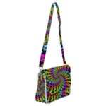 3d Grateful Dead 90 s Neon Dancing Bears Shoulder Bag with Back Zipper