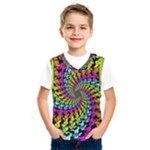 3d Grateful Dead 90 s Neon Dancing Bears Kids  Basketball Tank Top