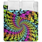 3d Grateful Dead 90 s Neon Dancing Bears Duvet Cover Double Side (California King Size)